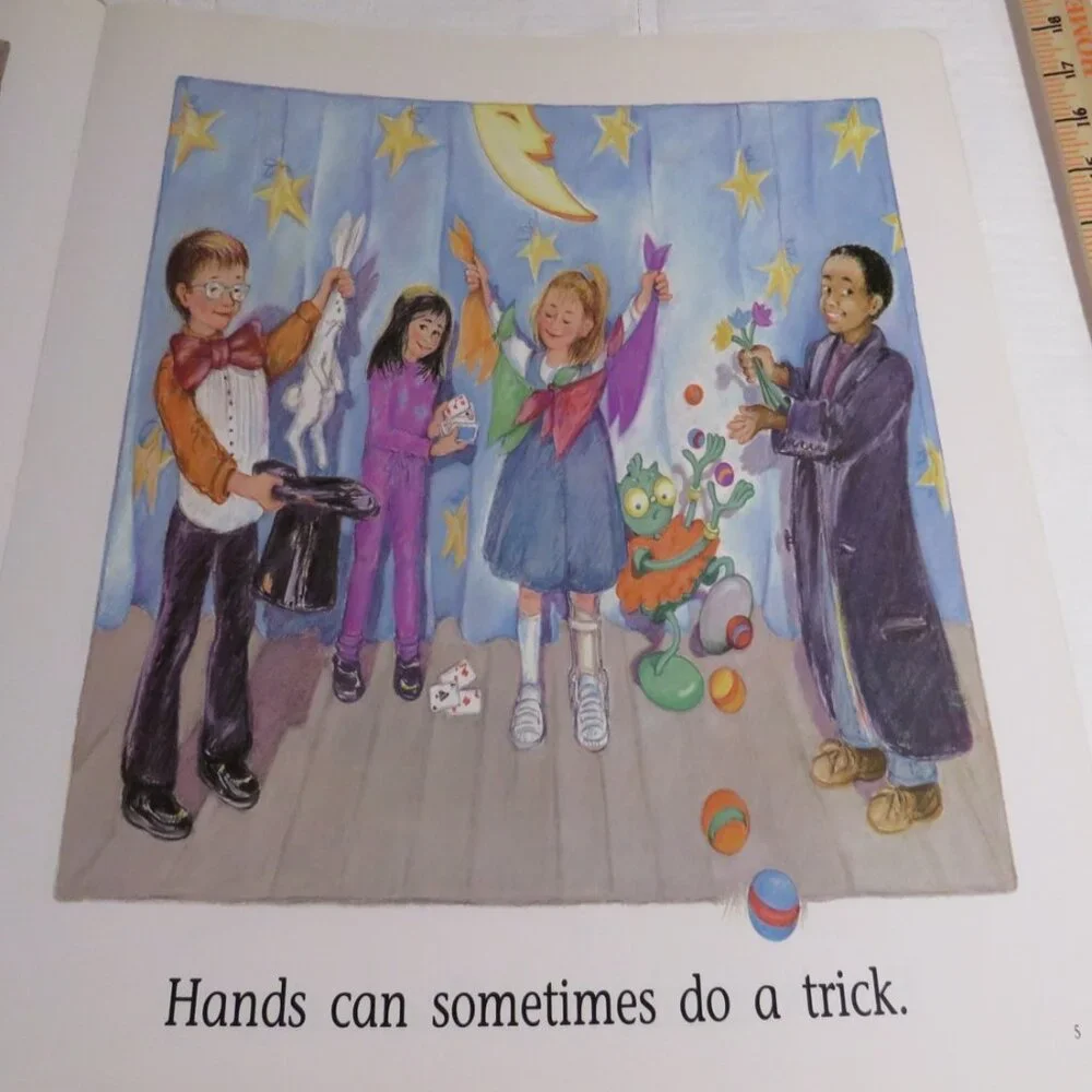 Hands, Hands, Hands BIG BOOK (almost 2 feet tall) by Marcia Vaughan Classroom